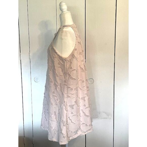 GB Women's Size Large Sleeveless Halter Dress Pink - Picture 2 of 7